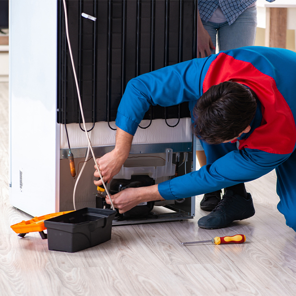 how long does it usually take to repair a refrigerator in Leonard